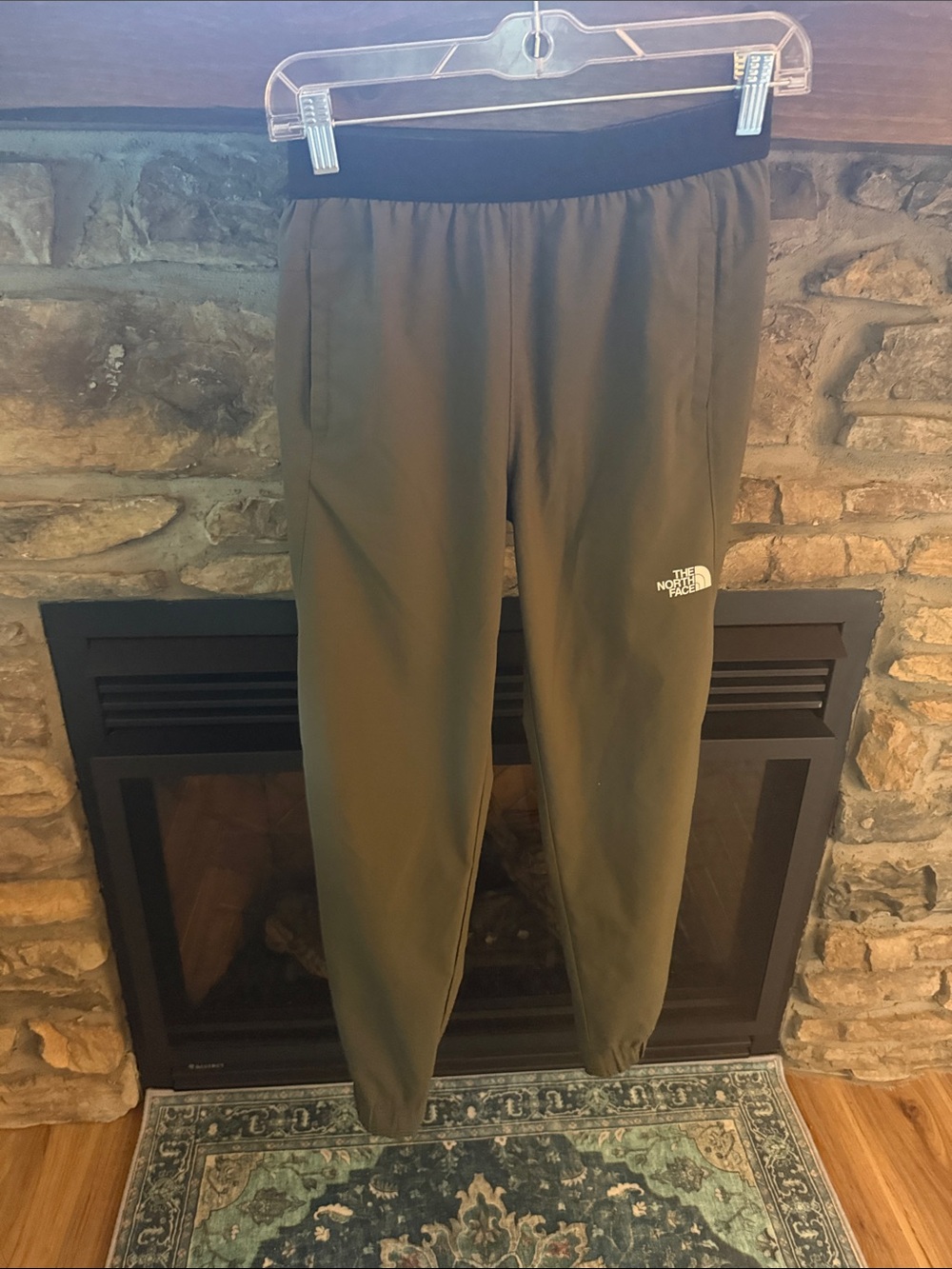 The North Face Olive Green Boys Jogger Pants